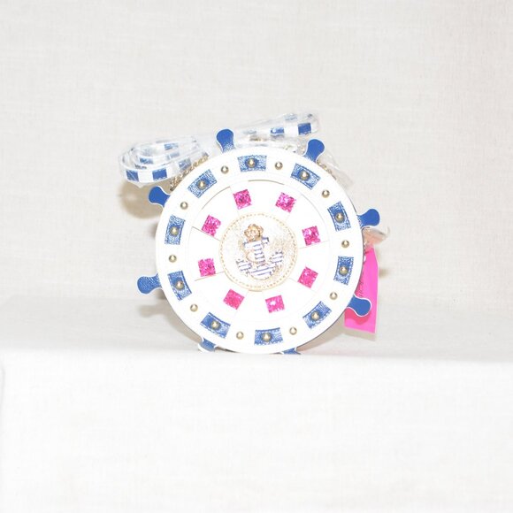 Betsy Johnson Nautical Crossbody "SEAS The DAY" Muti - Picture 7 of 8